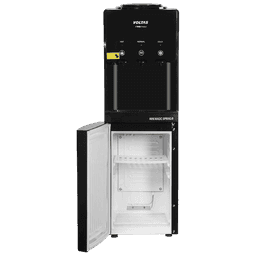 VOLTAS MINIMAGIC | Hot, Cold & Normal Top Load Water Dispenser with Cooling Cabinet (Black)