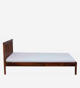 Fanti Solid Wood Non Storage Bed - Queen Size (78X60)