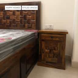 Solid Sheesham Wood Niwar Bed King Size 6X6.5 feet | Box Storage 