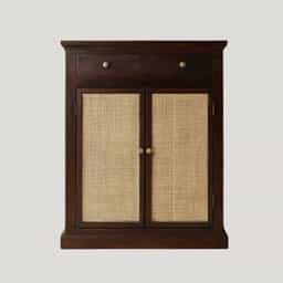 Jorge's  Rattan Door Shoe Cabinet