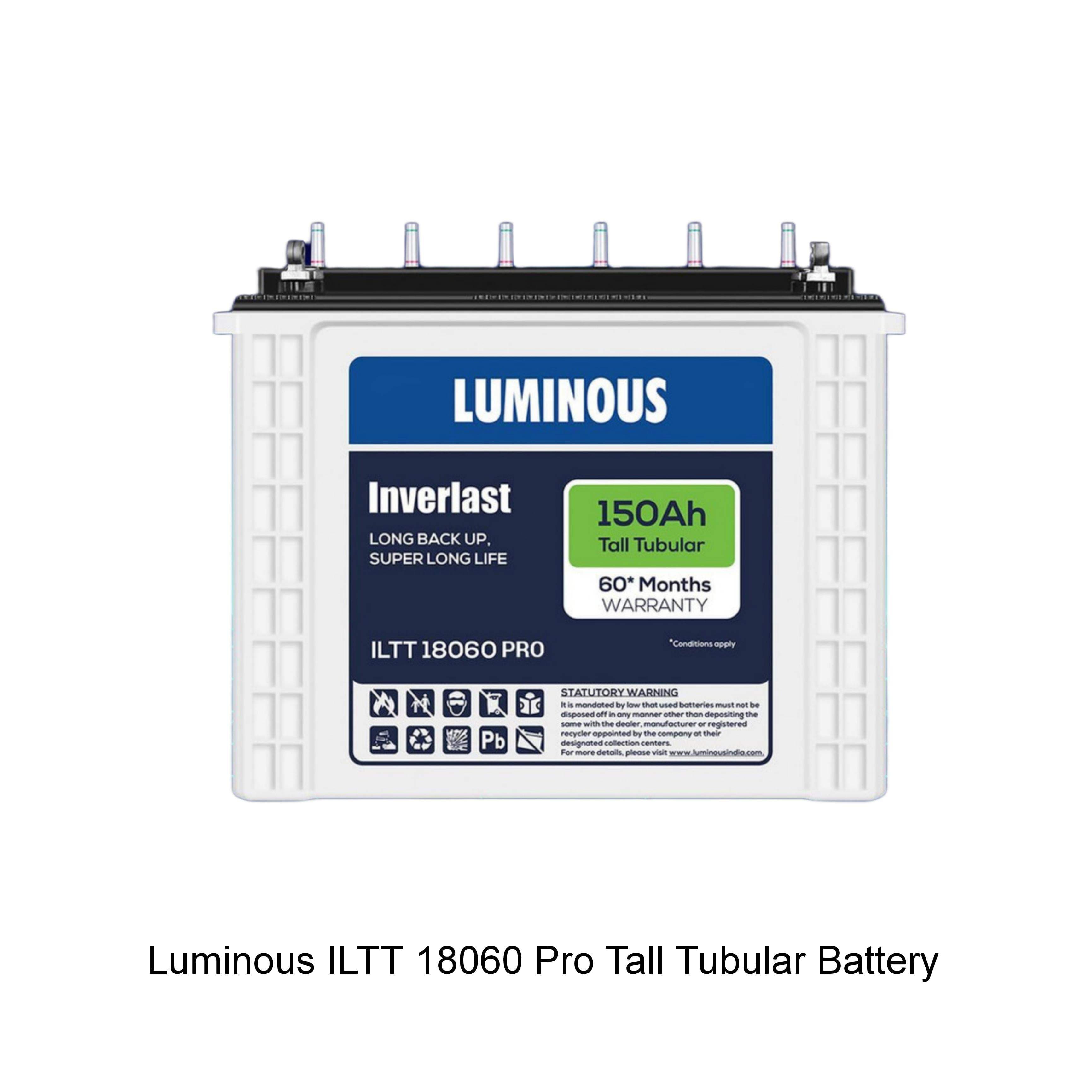 Luminous ILTT 18060 PRO 150AH Battery