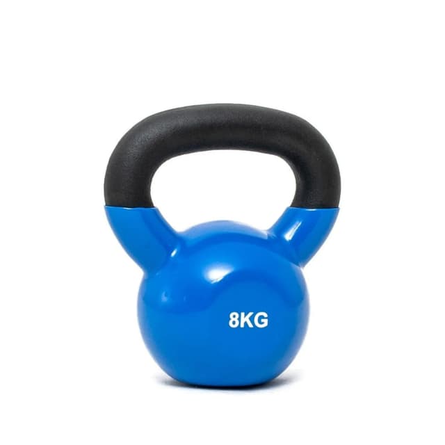 Vinyl Coated 8KG Kettlebell – Solid Cast Iron for Home & Gym Workouts | Unisex Fitness Training