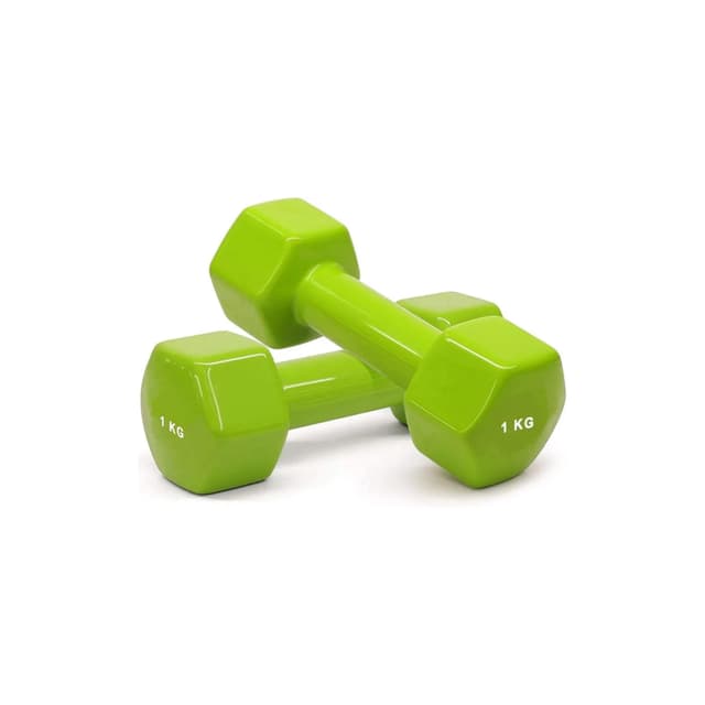 Vinyl Coated Dumbbell 1kg For Gym Exercises