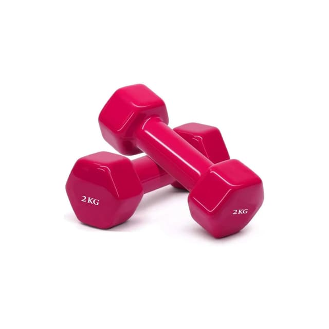 Vinyl Coated Dumbbell 2kg For Gym Exercises