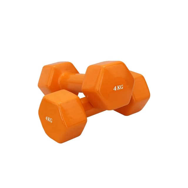 Vinyl Coated Dumbbell 4kg For Gym Exercises