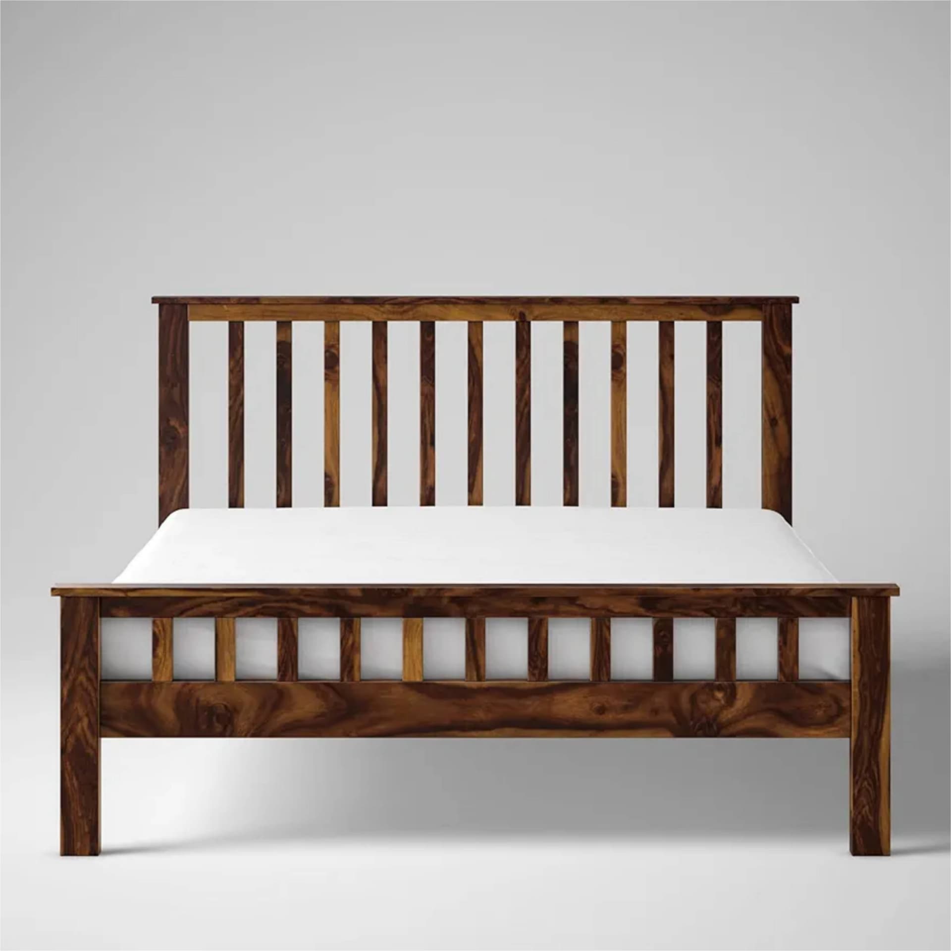 Solid wood Non Storage Cot - Queen size 