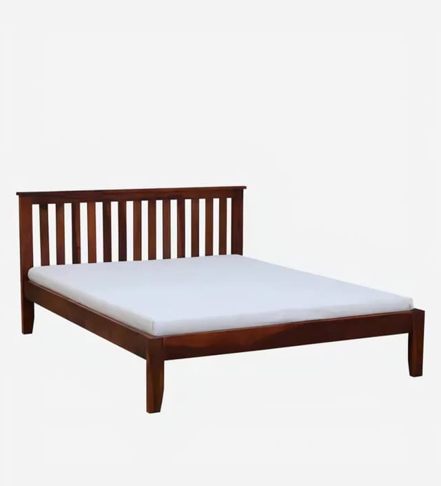 Fanti Solid Wood Non Storage Bed - Queen Size (78X60)
