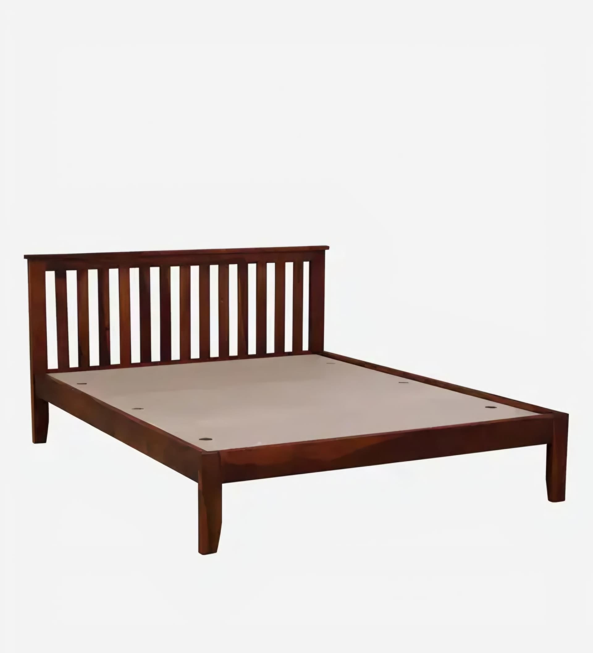 Fanti Solid Wood Non Storage Bed - Queen Size (78X60)