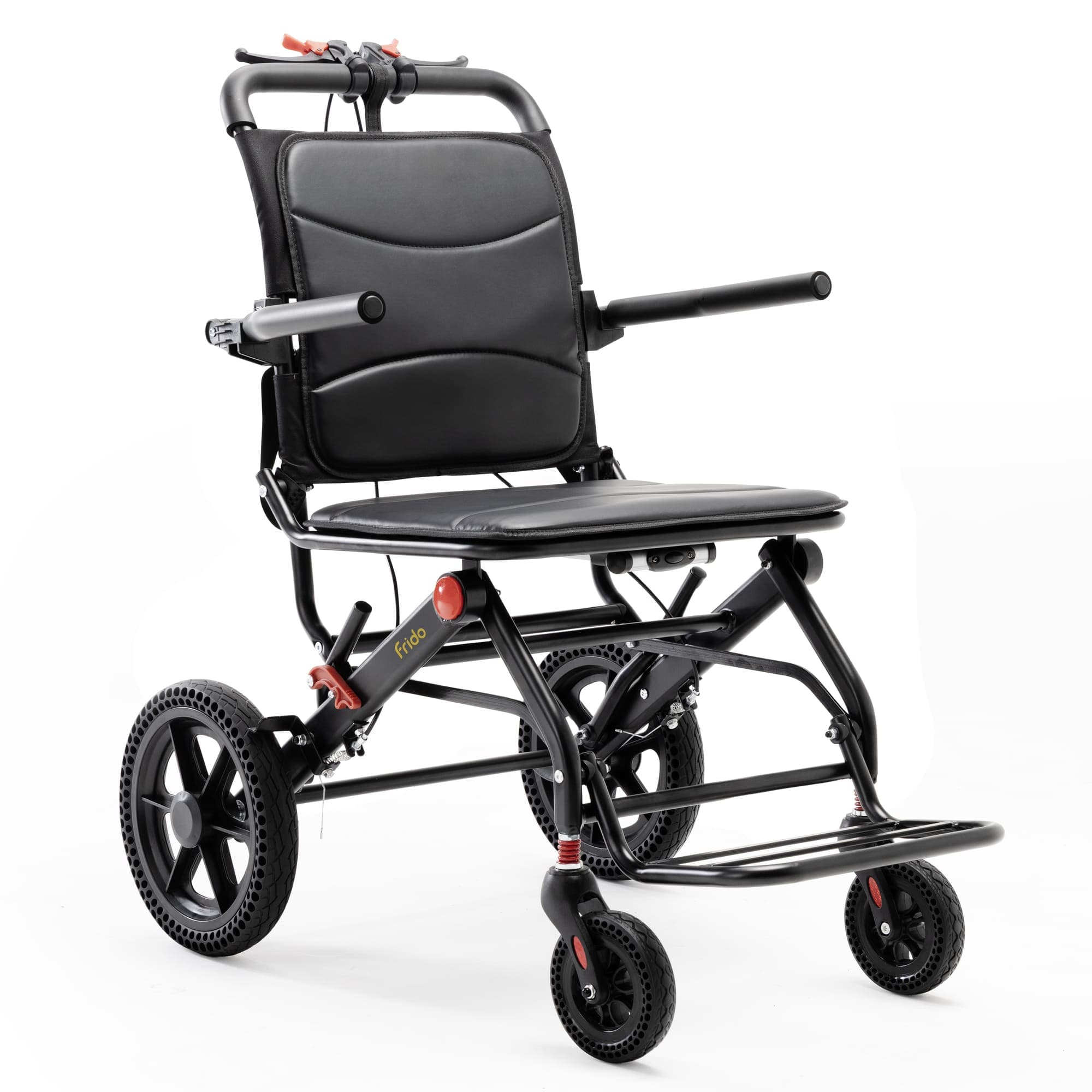 Foldable Travel Plus Wheelchair -(120Kg Capacity)