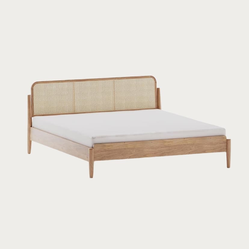 Louis Cane Bed Non Storage 