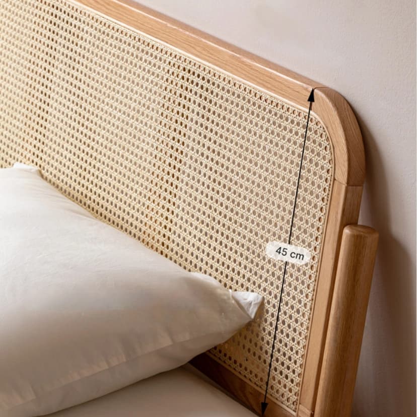 Louis Cane Bed Non Storage 