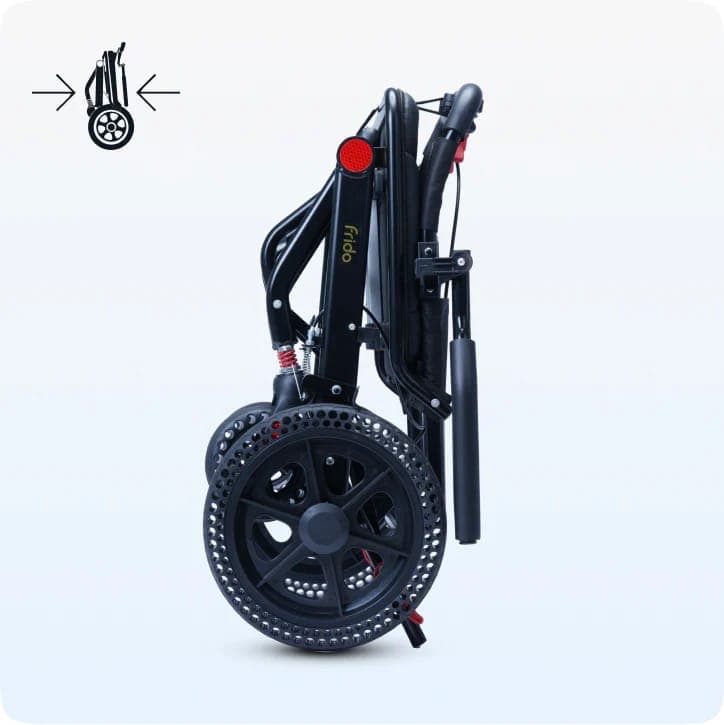 Foldable Travel Wheelchair -(100Kg Capacity) Foldable Travel Wheelchair -(100Kg Capacity)