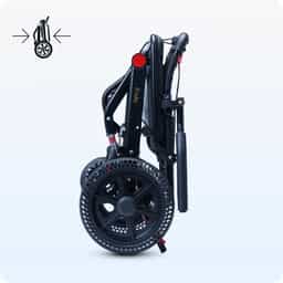 Foldable Travel Plus Wheelchair -(120Kg Capacity) Foldable Travel Plus Wheelchair -(120Kg Capacity)