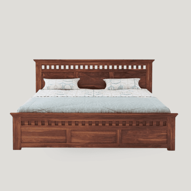 Solid Sheesham Wood Kuber Bed King Size 6X6.5 feet | Box Storage Solid Sheesham Wood Kuber Bed King Size 6X6.5 feet | Box Storage