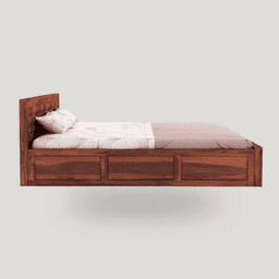 Solid Sheesham Wood Diamond Bed King Size 6X6.5 feet | Box Storage Solid Sheesham Wood Diamond Bed King Size 6X6.5 feet | Box Storage