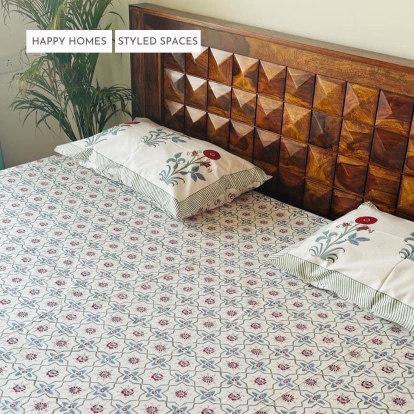 Solid Sheesham Wood Diamond Bed King Size 6X6.5 feet | Box Storage Solid Sheesham Wood Diamond Bed King Size 6X6.5 feet | Box Storage