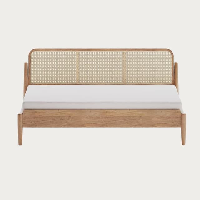 Louis Cane Bed Non Storage Louis Cane Bed Non Storage